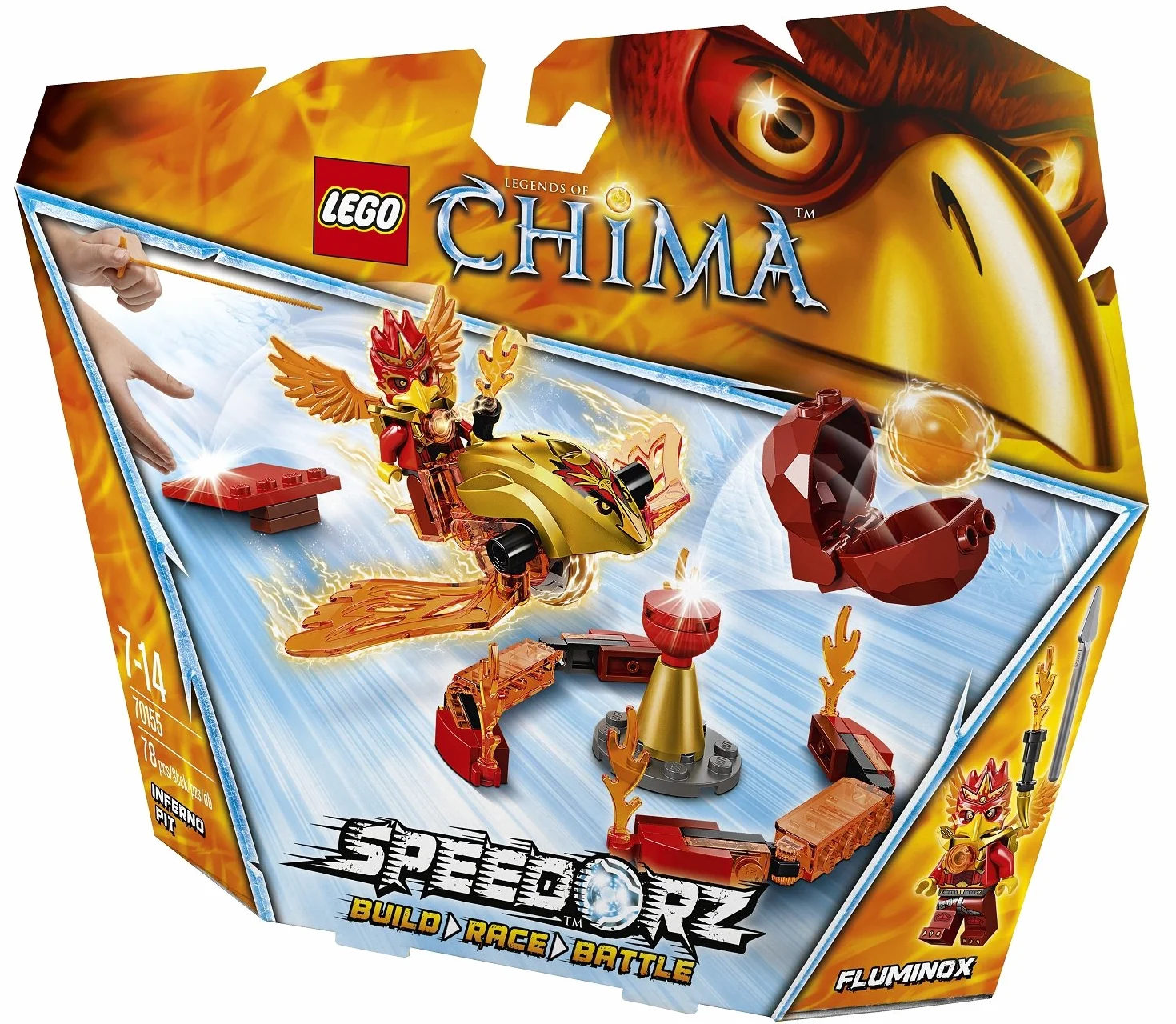 Lego Legends Of Chima Speedorz 70155 Jeu De Construction Fluminox La Tour De Feu