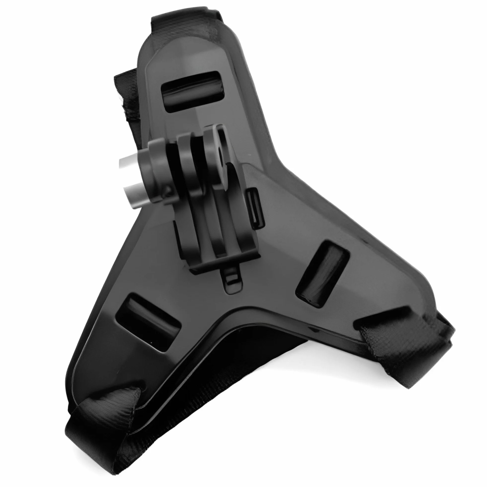 Support pour casque de moto menton avec vis pour GoPro Hero 13/12/11/10/9/8/7/6/5/4/3, Osmo Action, Noir