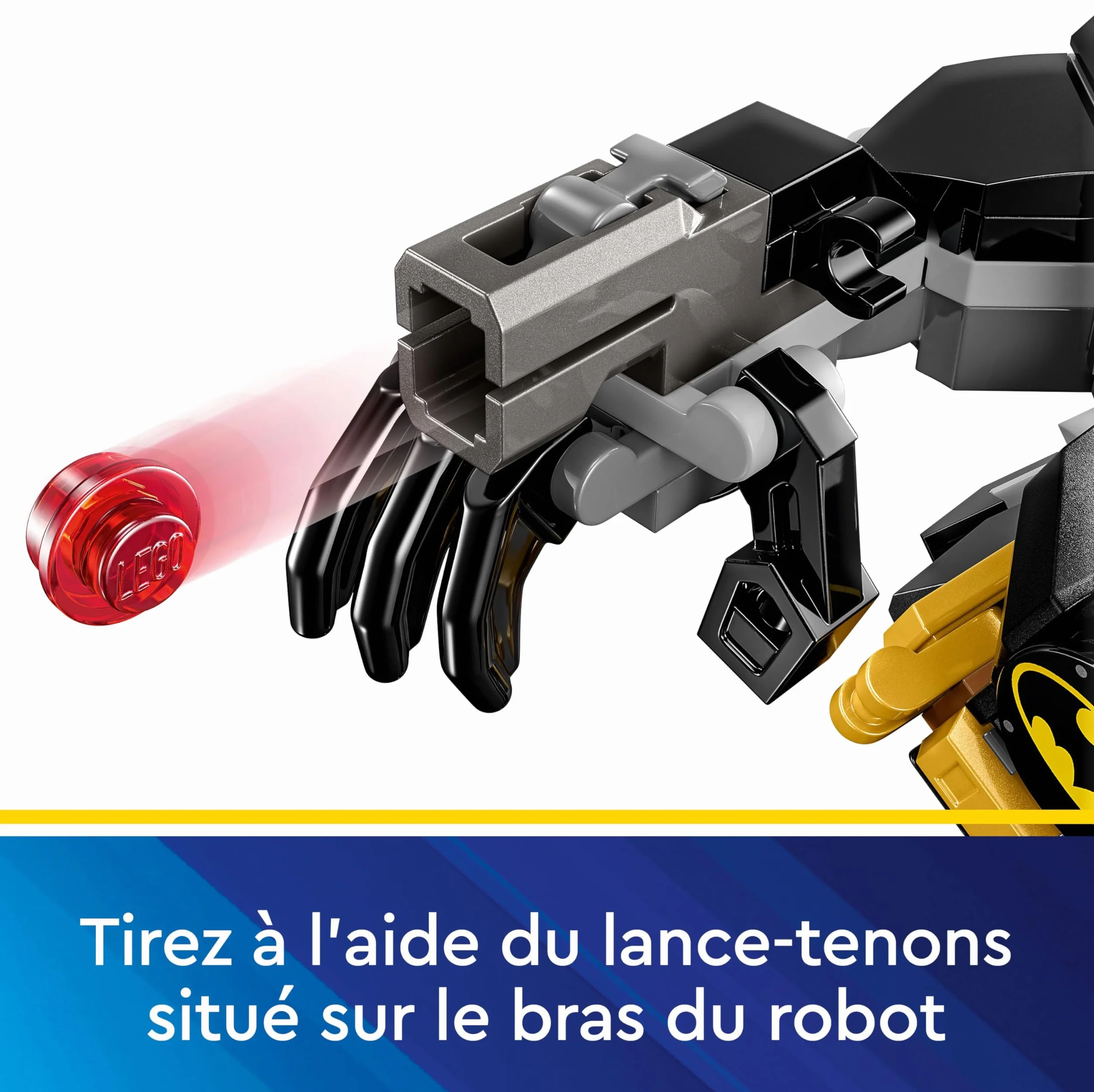 LEGO Superheroes DC L’Armure Robot de Batman Jouet de Super-héros Figurine XXL et Minifigurine 76270