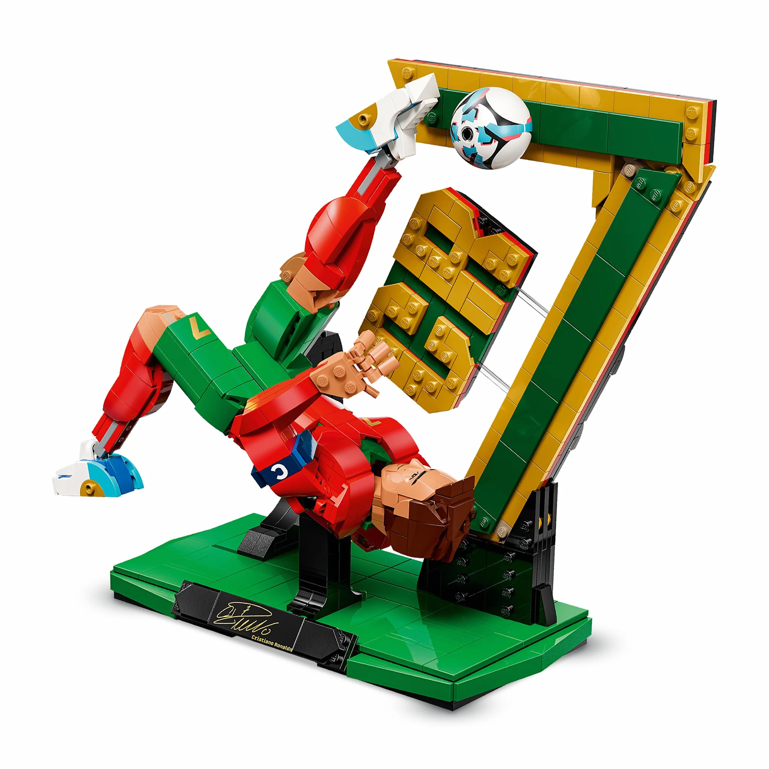 LEGO Editions Cristiano Ronaldo Figurine 3D Jeu Football 43016 Décoration Chambre Enfant Cadeau 12 Ans