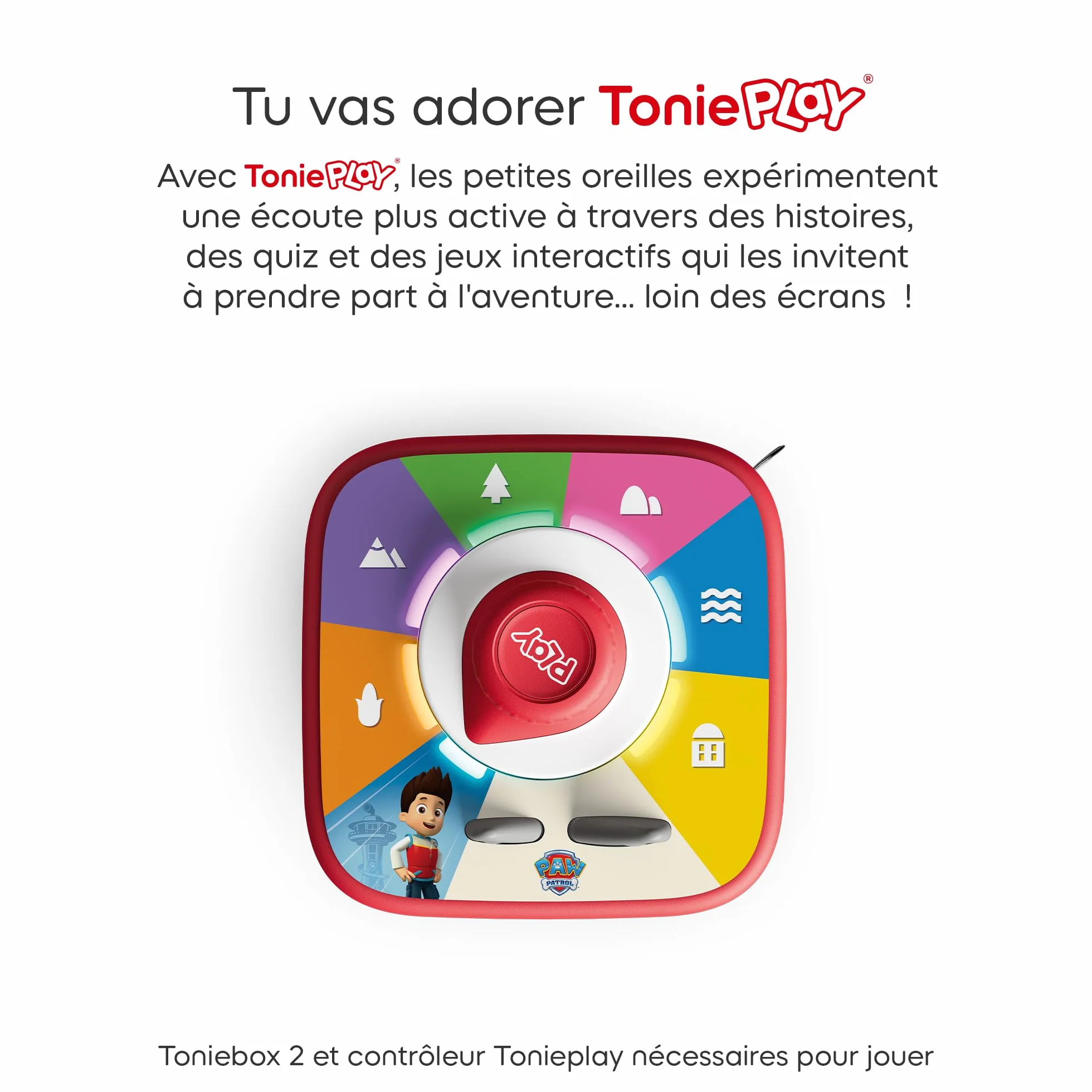 Tonies Jeu Tonieplay Les héros de la Grande Vallée à la rescousse, Compatible Toniebox 2, 3-9 Ans