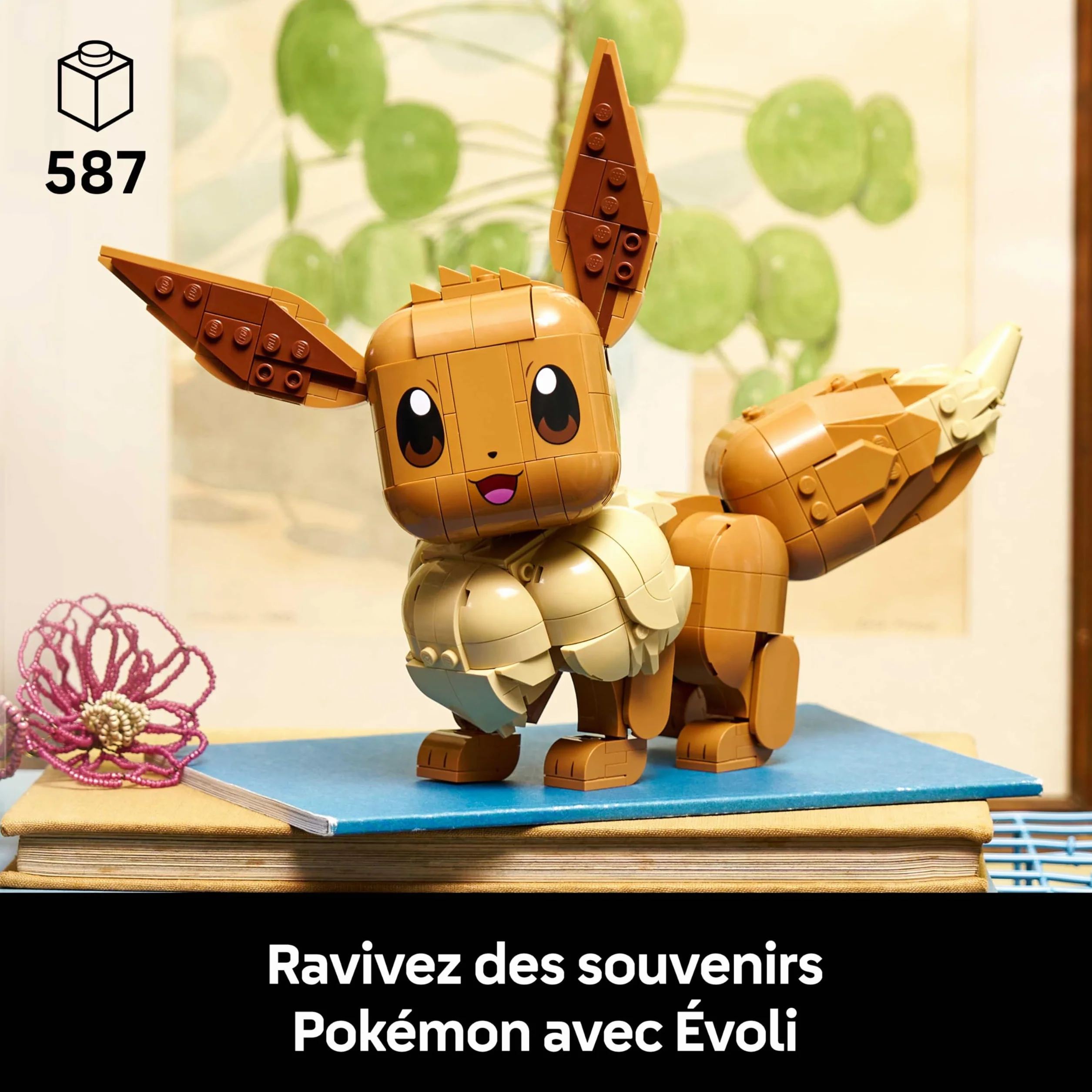 LEGO Pokémon Évoli Figurine Set de Construction pour Adulte Maquette Anime 72151