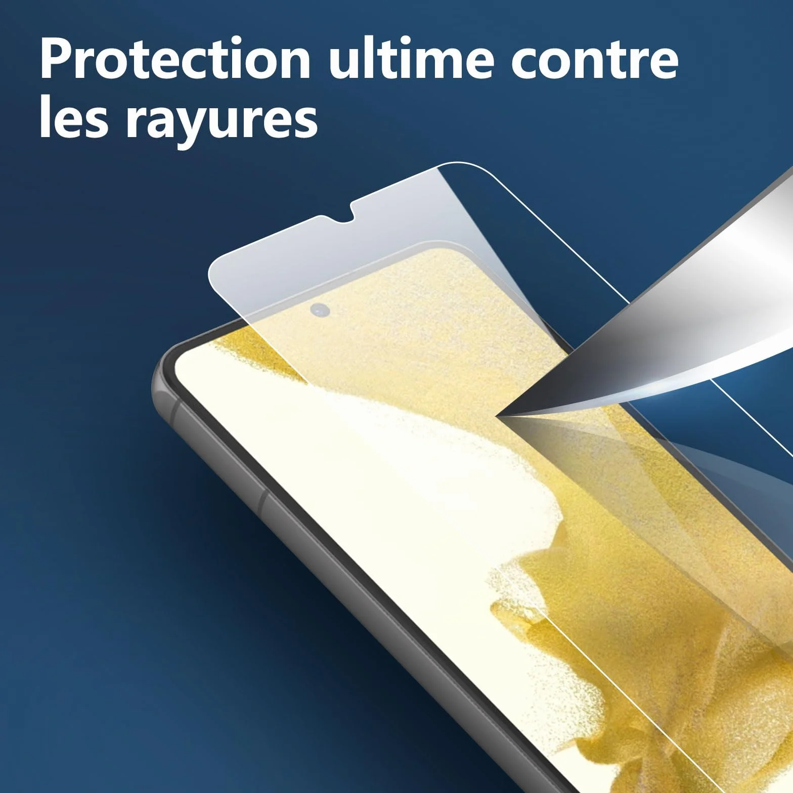Verre Trempé pour Samsung Galaxy S22 5G, Film Protection écran 9H 0,26mm HD Ultra Transparent Lot de 3
