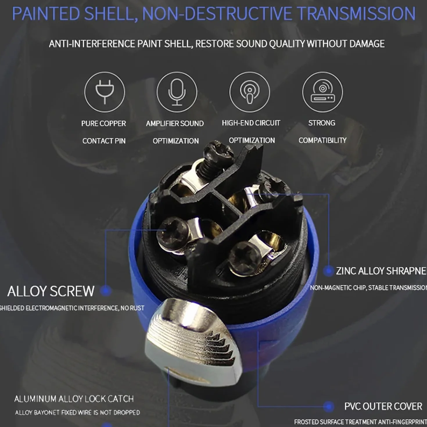 Connecteurs Speakon NL4FX NL4FC NL2FX 4 broches pour haut-parleurs Powercon Twist Lock