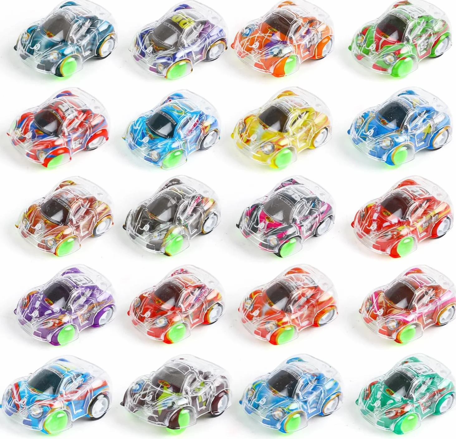 DERAYEE Mini Voiture à Friction, Jouet Voiture Enfant 30PCS