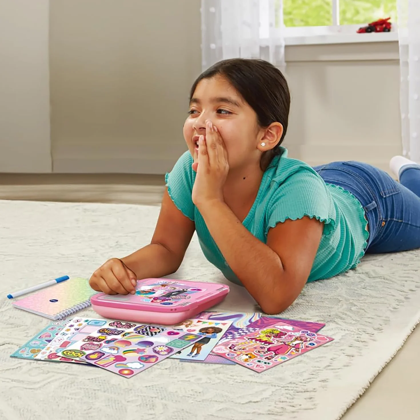 VTech KidiSecrets 365 Journal Secret Vocal Interactif pour Filles avec Enregistreur, Écran LCD et Code Secret, 5-12 Ans
