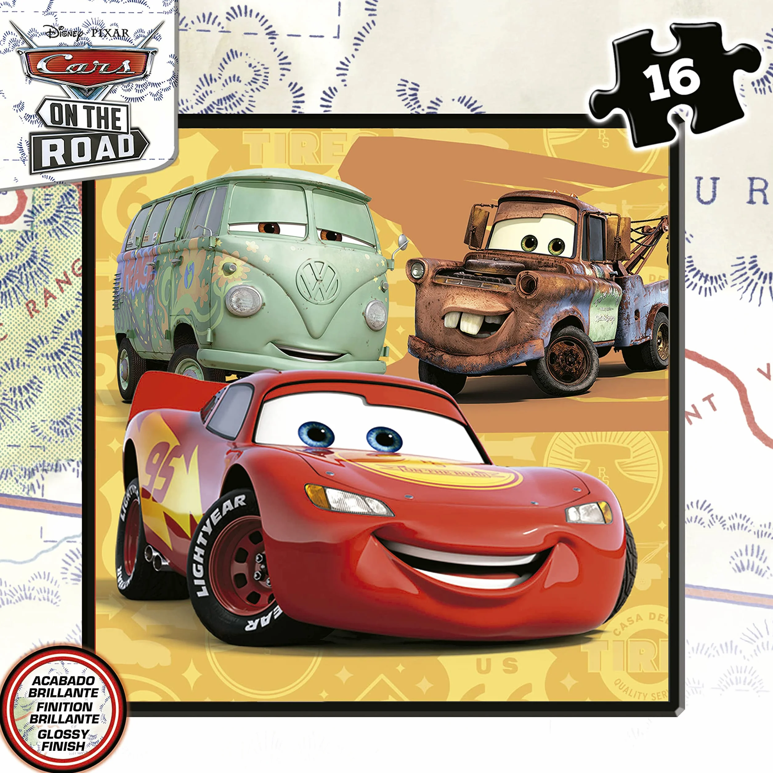 Educa Puzzles Cars Ensemble 4 puzzles progressifs 12-25 pièces Mallette +3 ans