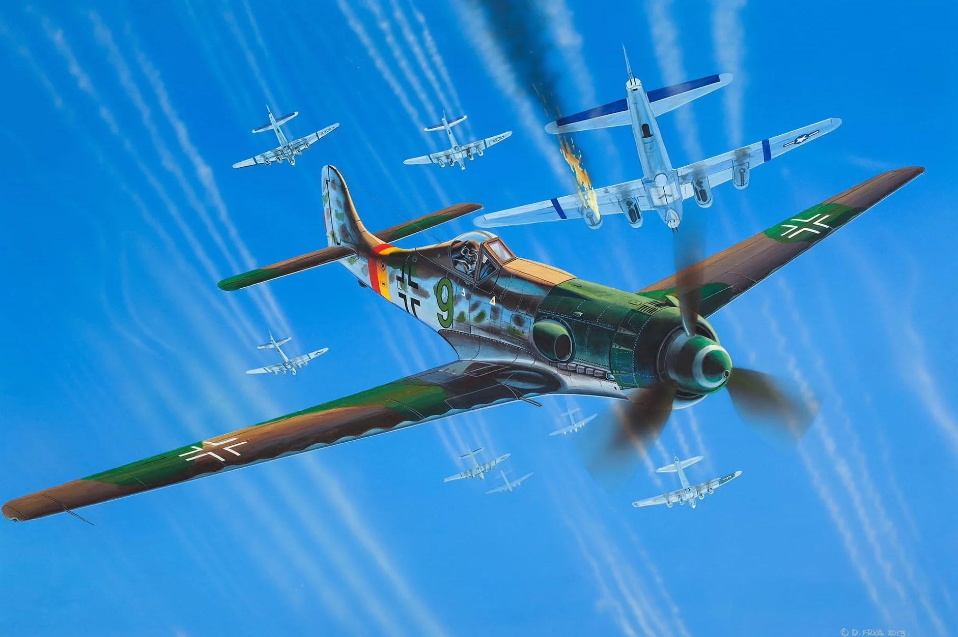 Revell Kit de Maquette d'avion Focke Wulf Ta152H Échelle 1:72