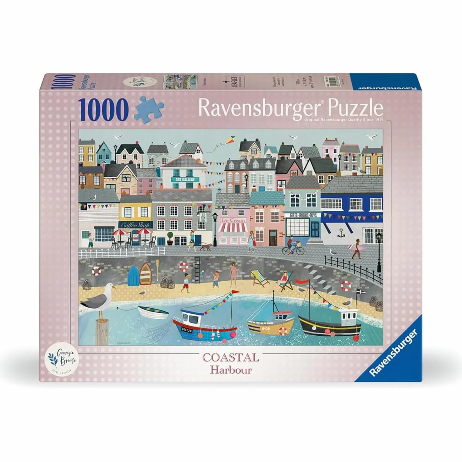 Ravensburger Puzzle 1000 pièces Port côtier pour Adultes Enfants 12 Ans+