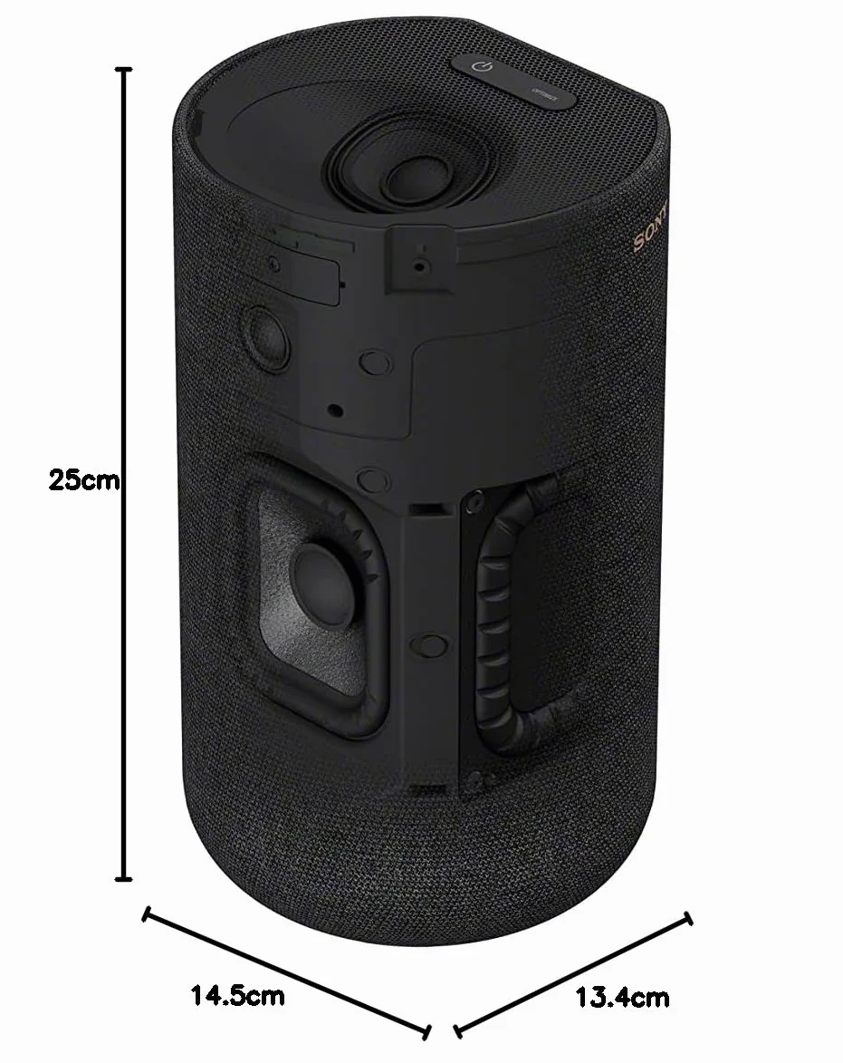 Sony SA-RS5 Enceintes arrière Satellites sans Fil avec Batterie intégrée Noir Compatible Serie A