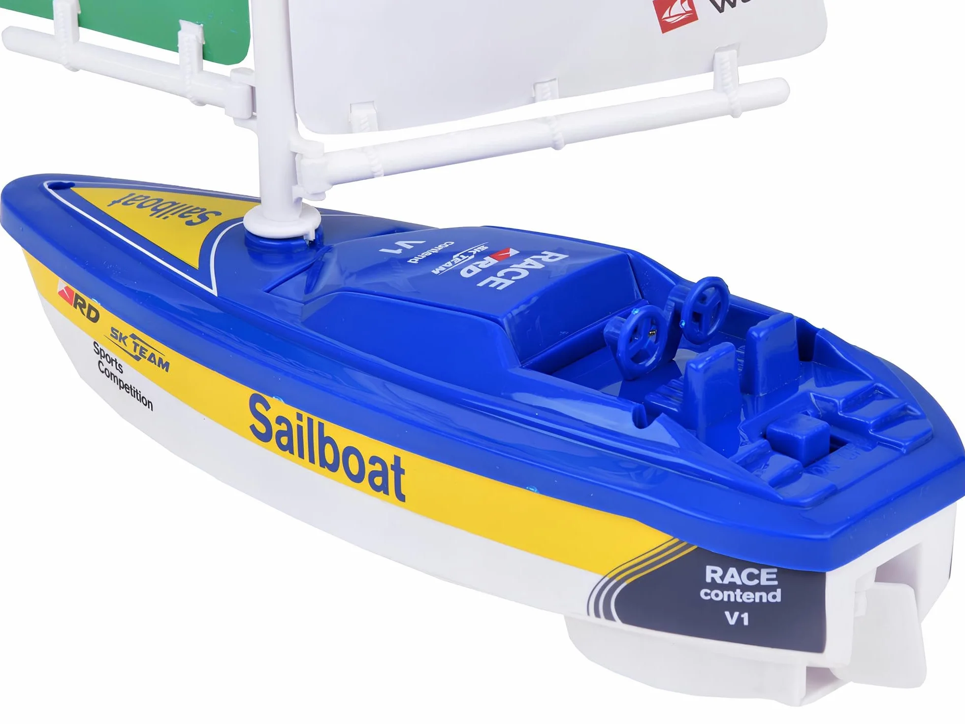 Bateau à voile Jouet à Batterie à Moteur Électrique pour Enfants