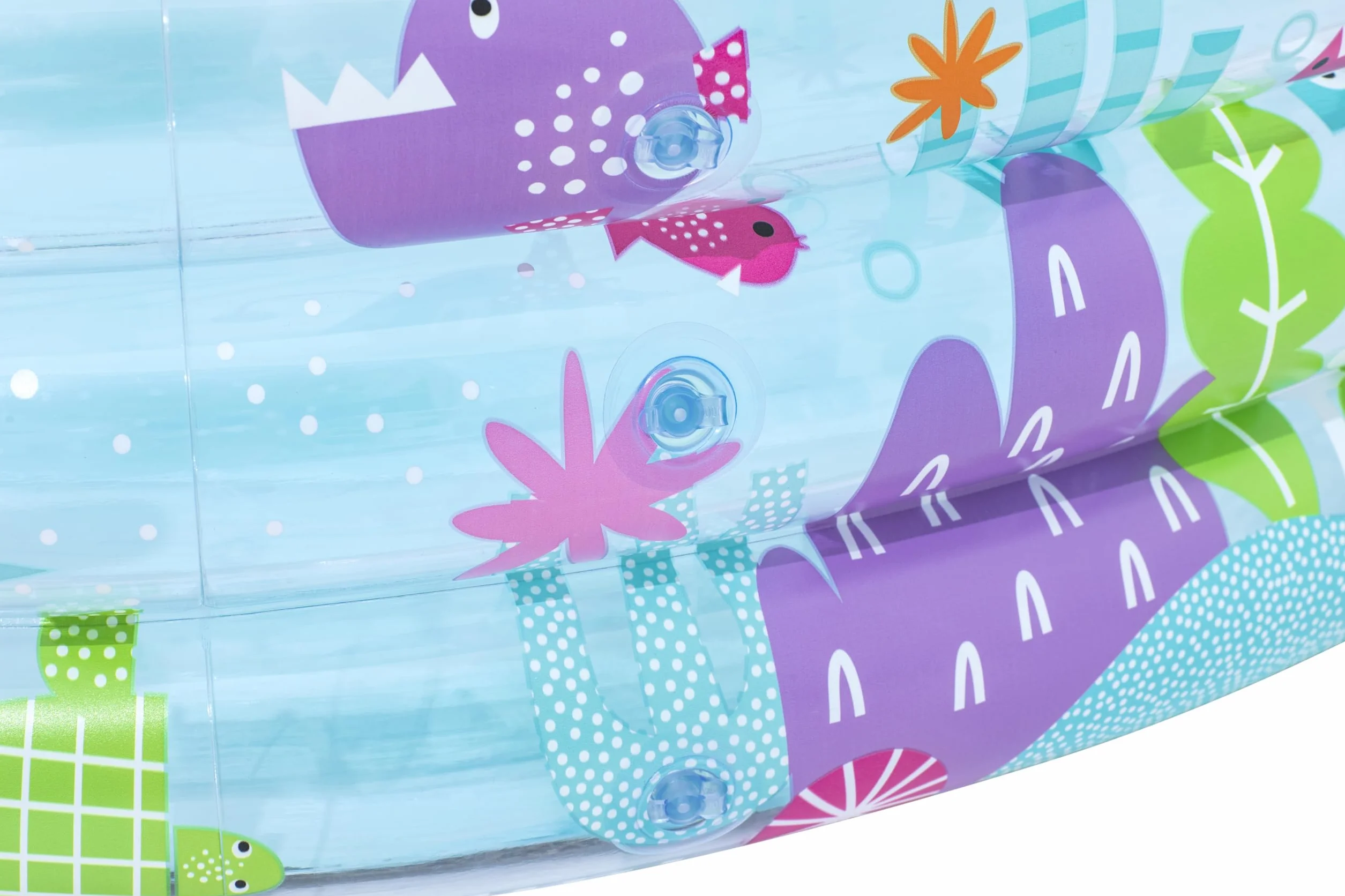 Bestway Pataugeoire Gonflable pour Enfants Trois Anneaux Deep Dive 183 cm x 183 cm x 33 cm Multicolore