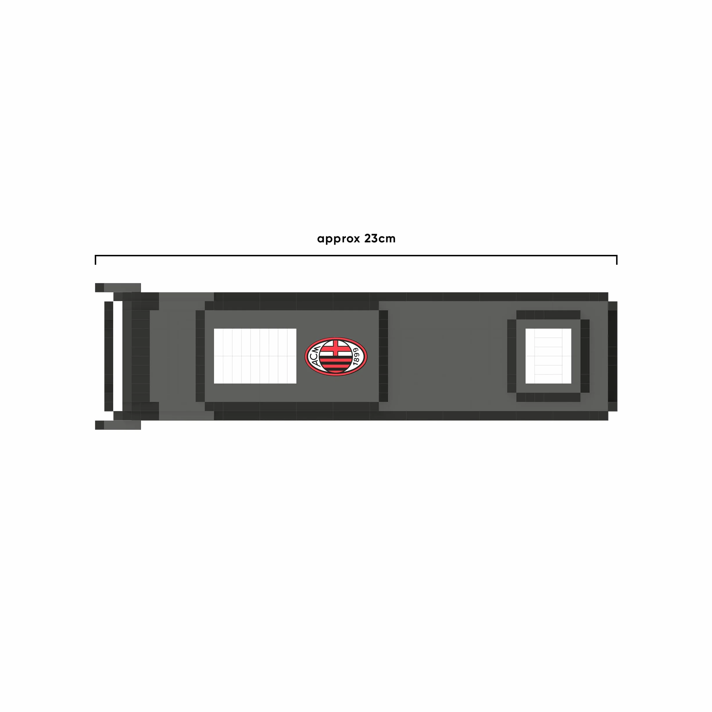 AC Milan BRXLZ 3D Bricks Bus d'équipe de Football Jouet de Construction Modèle