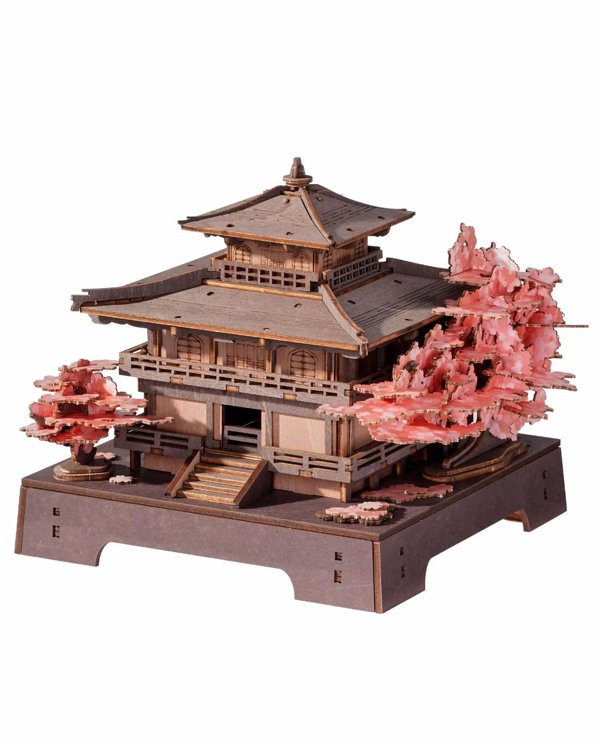 ROBOTIME Puzzles 3D Sakura, Maquettes en Bois pour Adultes et Adolescents