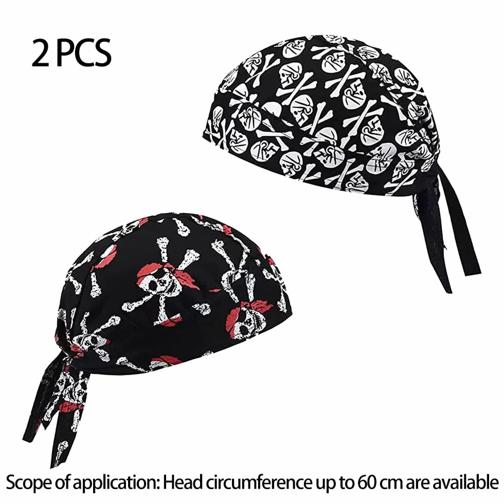 Bandana de Pirate Costume Accessoires Set pour Enfants Halloween Fête Thème Pirate