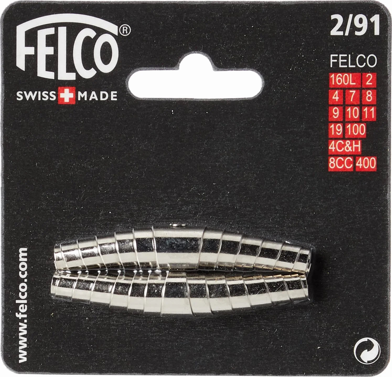 Felco 2/91 Jeu de 2 ressorts de rechange pour sécateur Felco 2/4/7/8/9/10/11