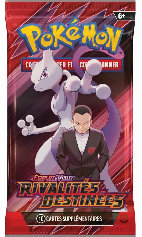 Pokémon Booster Rivalités Destinées JCC Extension Écarlate & Violet 10 Cartes
