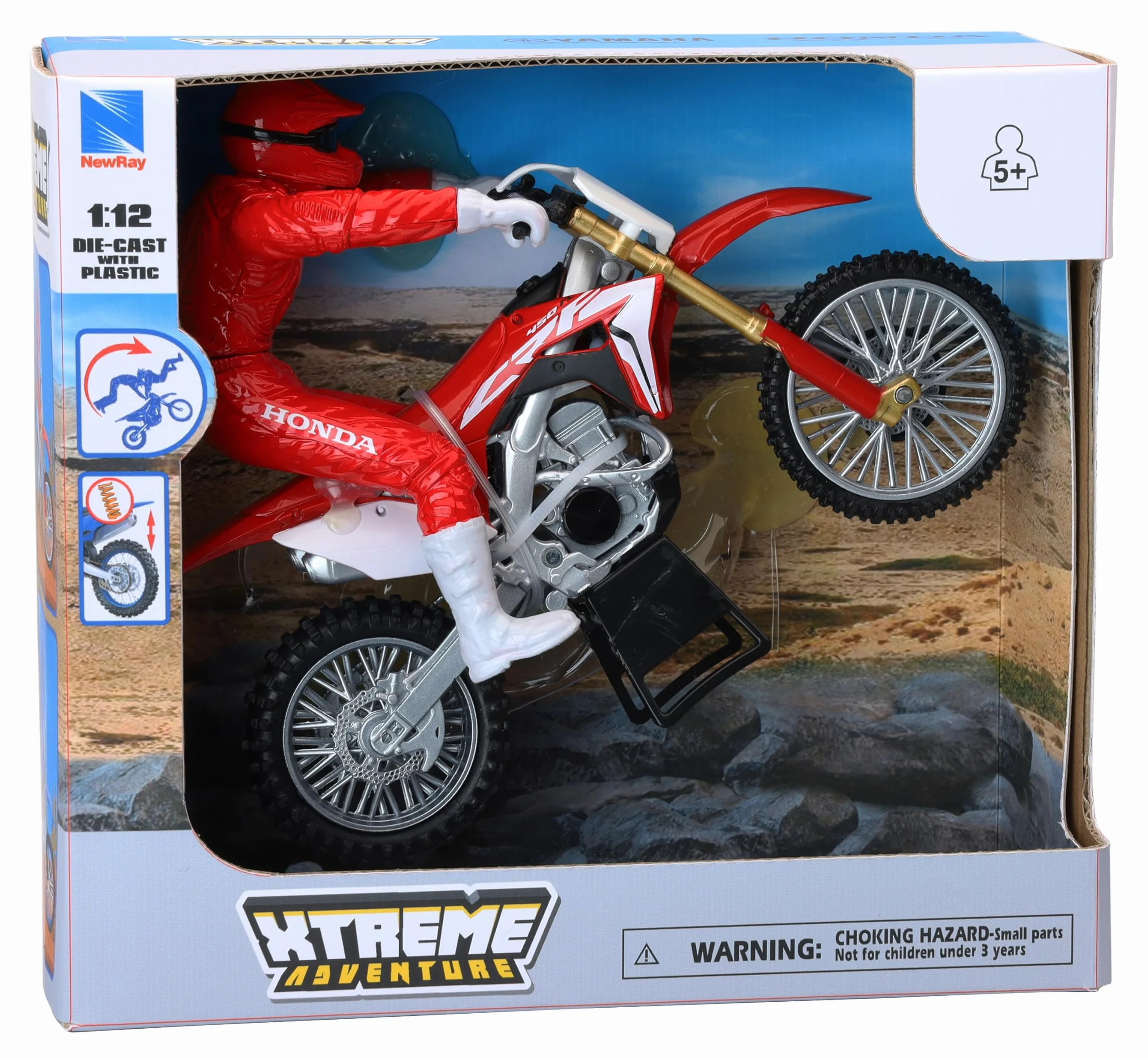 Moto Honda CRF 450 Cascadeur 1/12° Petit