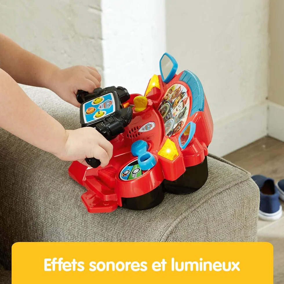 VTech Pat' Patrouille Mission Pilote 2 en 1 Simulateur de Conduite Cadeau Enfant 3-7 Ans Français