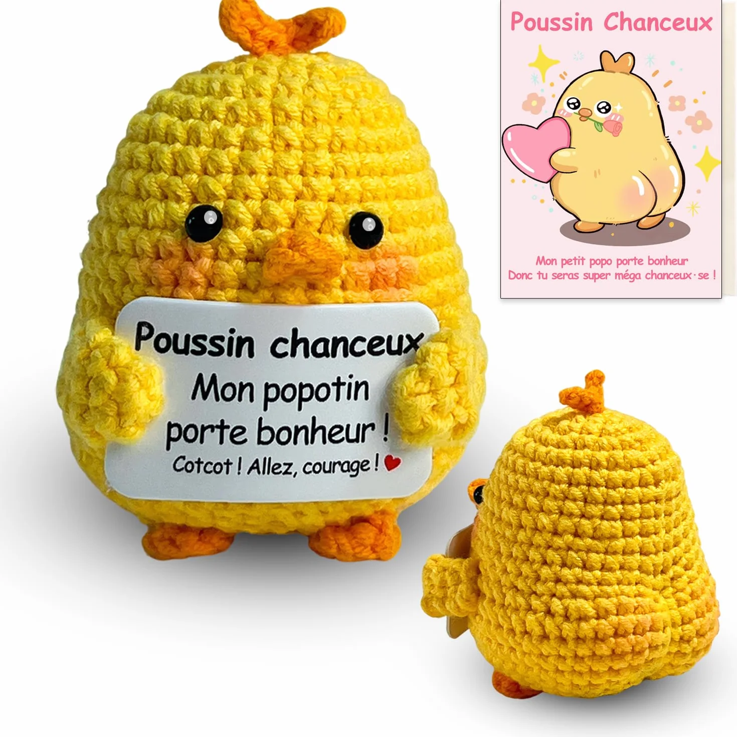 Carte Positive & Motivante, Cadeau Original & Amusant pour Homme Femme, Idée Pâques Anniversaire