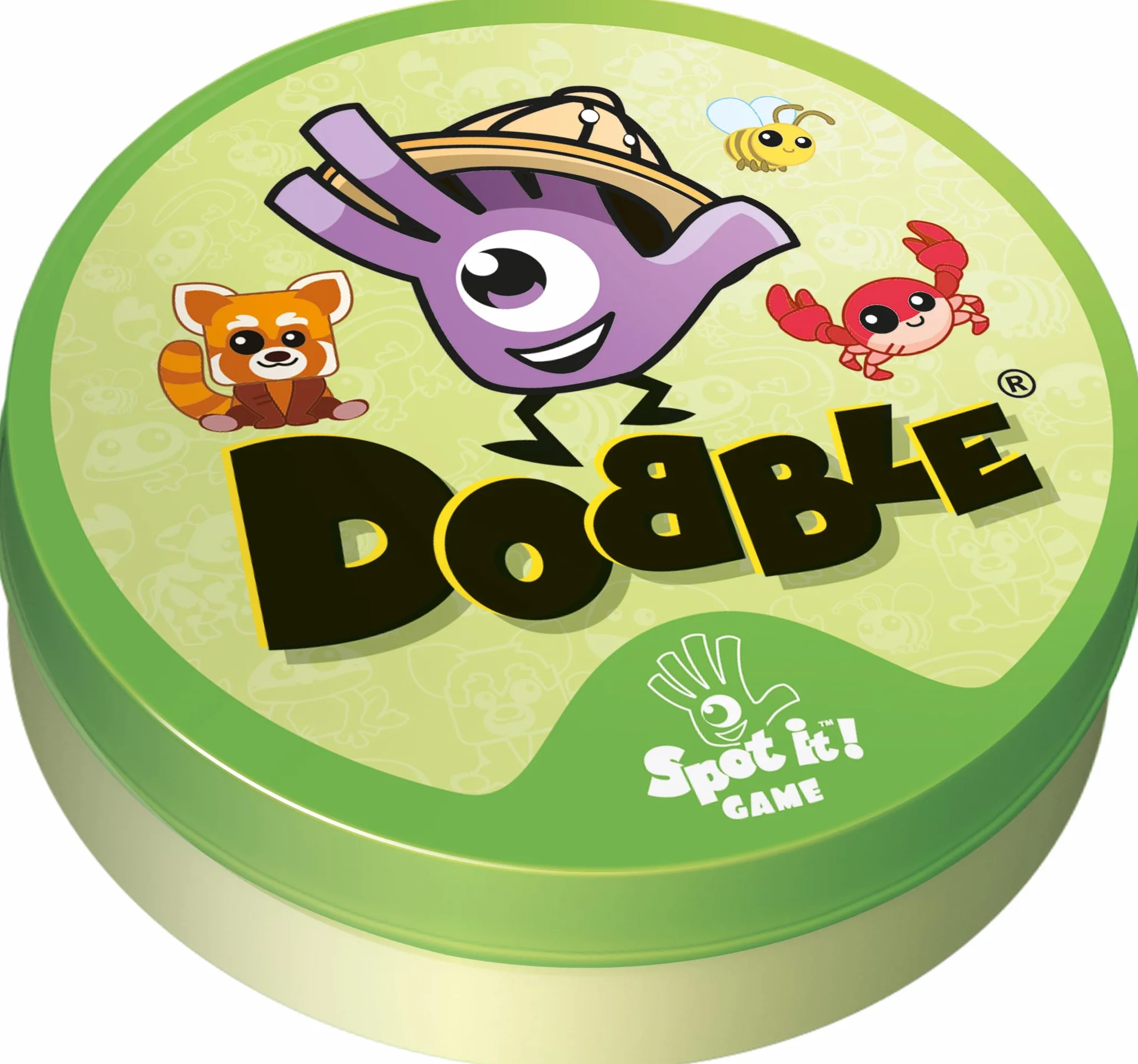 Asmodee Dobble Animaux - Jeu de Cartes pour Enfants dès 4 Ans - Jeu de Rapidité - Boite Métal - 2 à 8 Joueurs - 15 Min