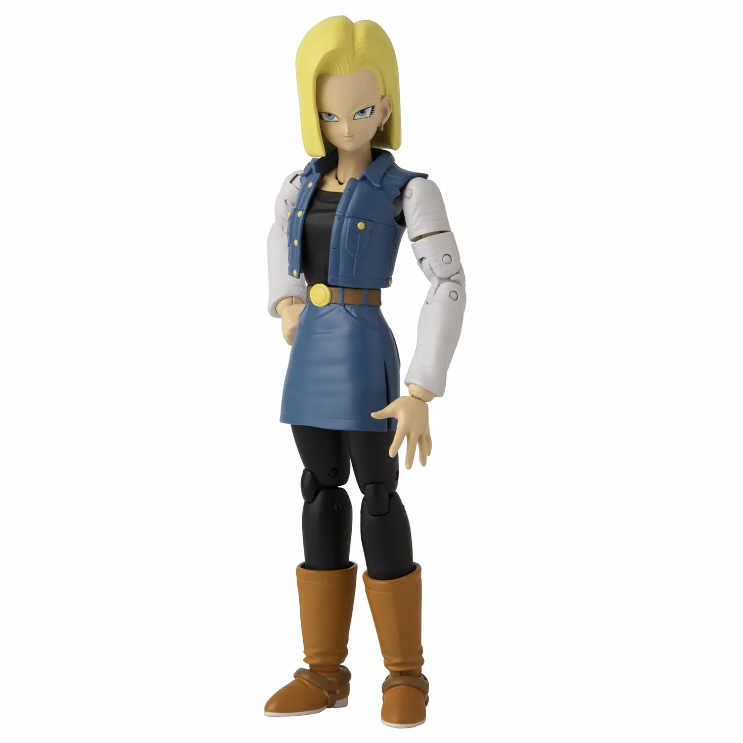 BANDAI Dragon Ball Super Figurine Dragon Star 17 cm Android 18 Articulée Cyborg Jouet 4 Ans+