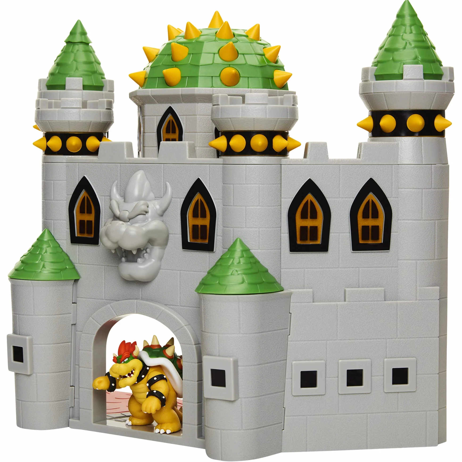 Super Mario Chateau de Bowser Playset Deluxe Figurines Bowser Inclus Effets Sonores