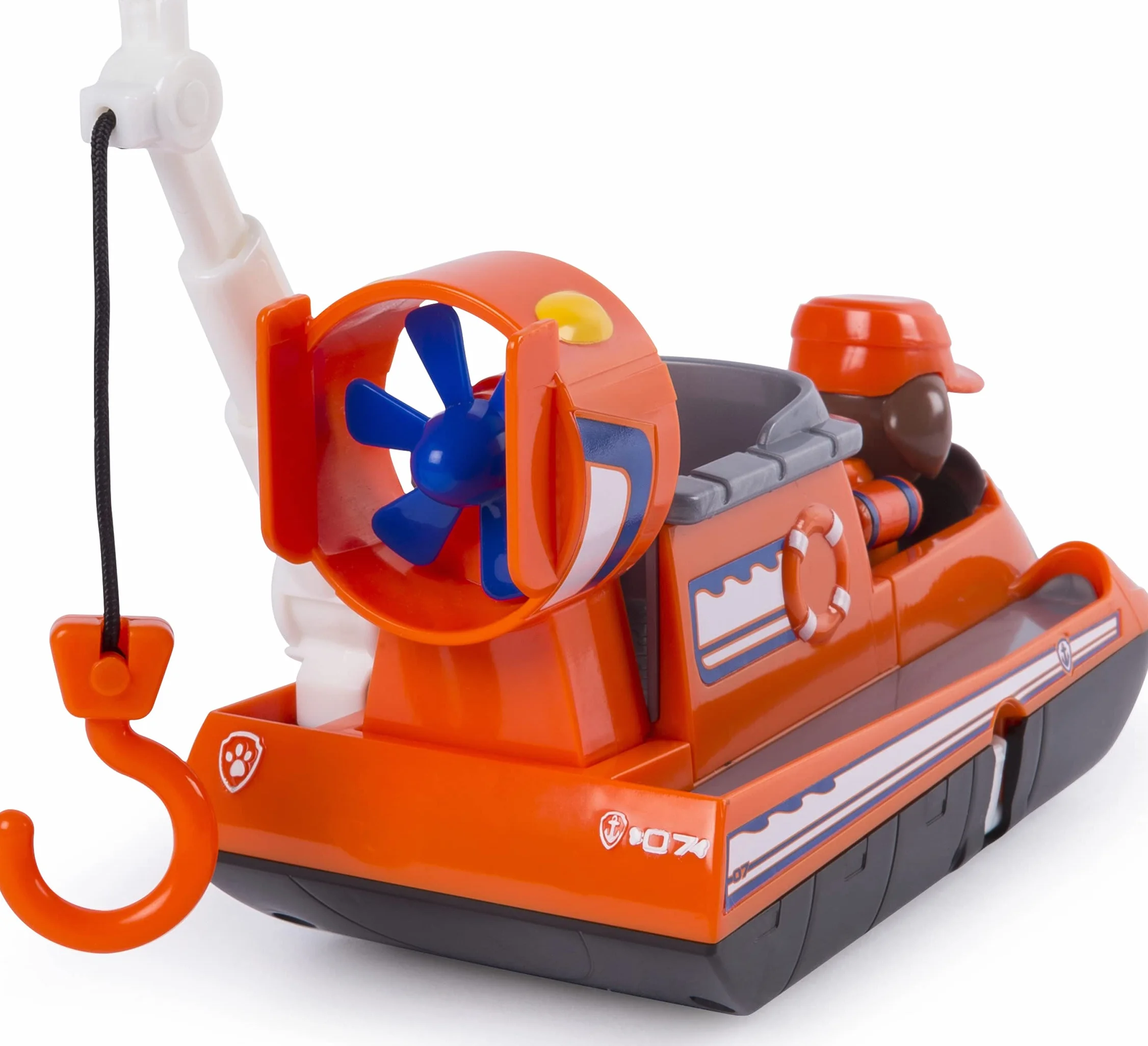PAW PATROL Ultimate Rescue Aéroglisseur avec hélice et crochet de sauvetage 3 ans et plus Version Anglaise