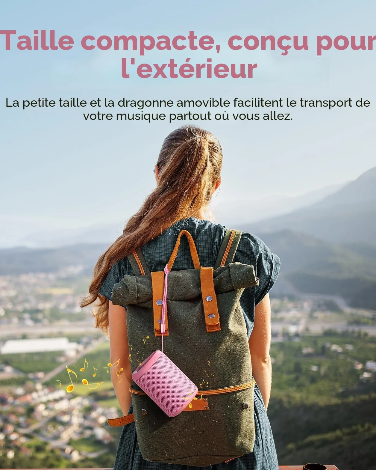 Enceinte Bluetooth Portable IPX5 Bluetooth 5.3 AUX TF-Card Stéréo Sans Fil