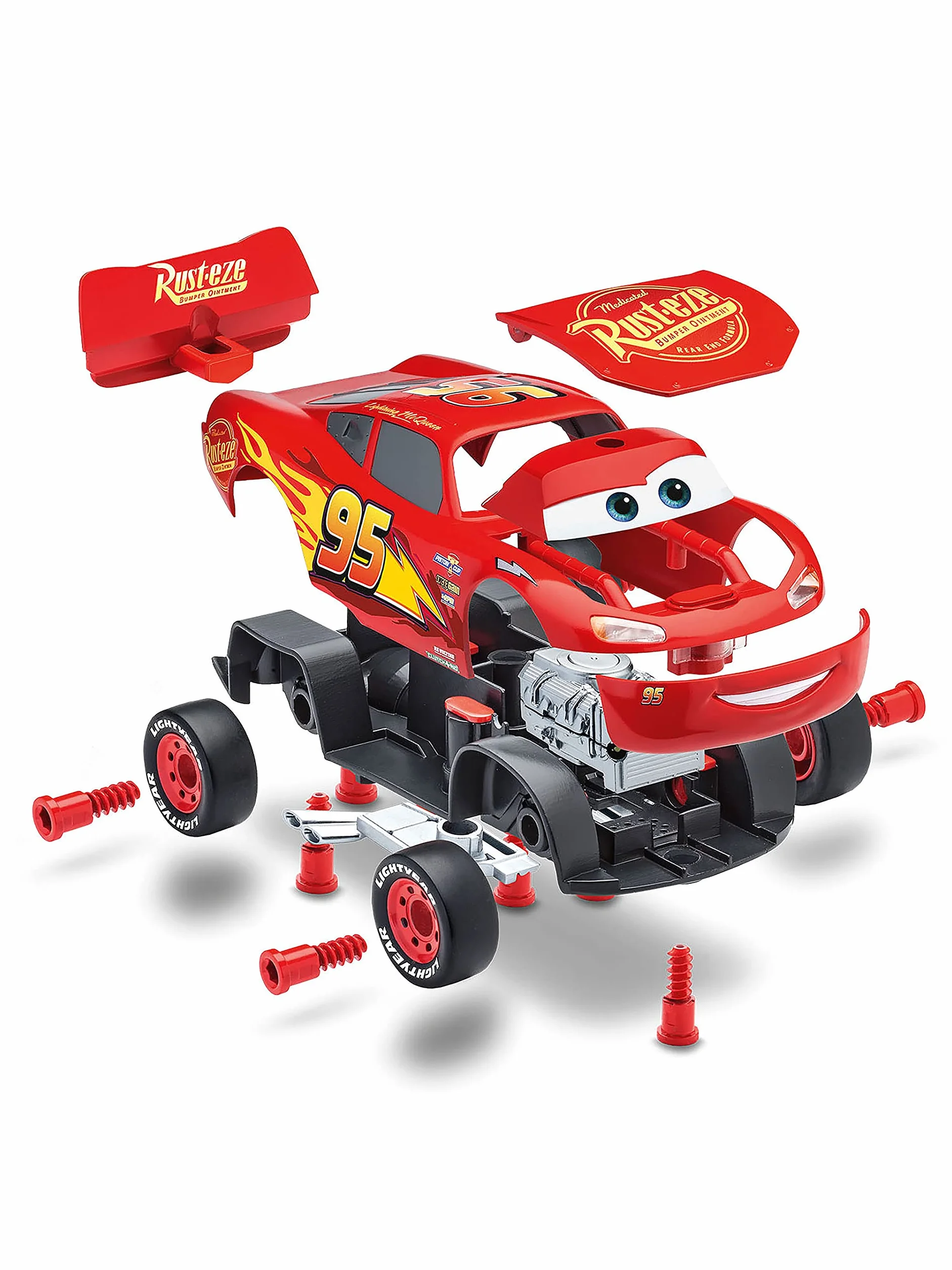 Revell Lightning McQueen Build & Play 1:20 Disney Cars Jouet 19 pièces À partir de 4 Ans