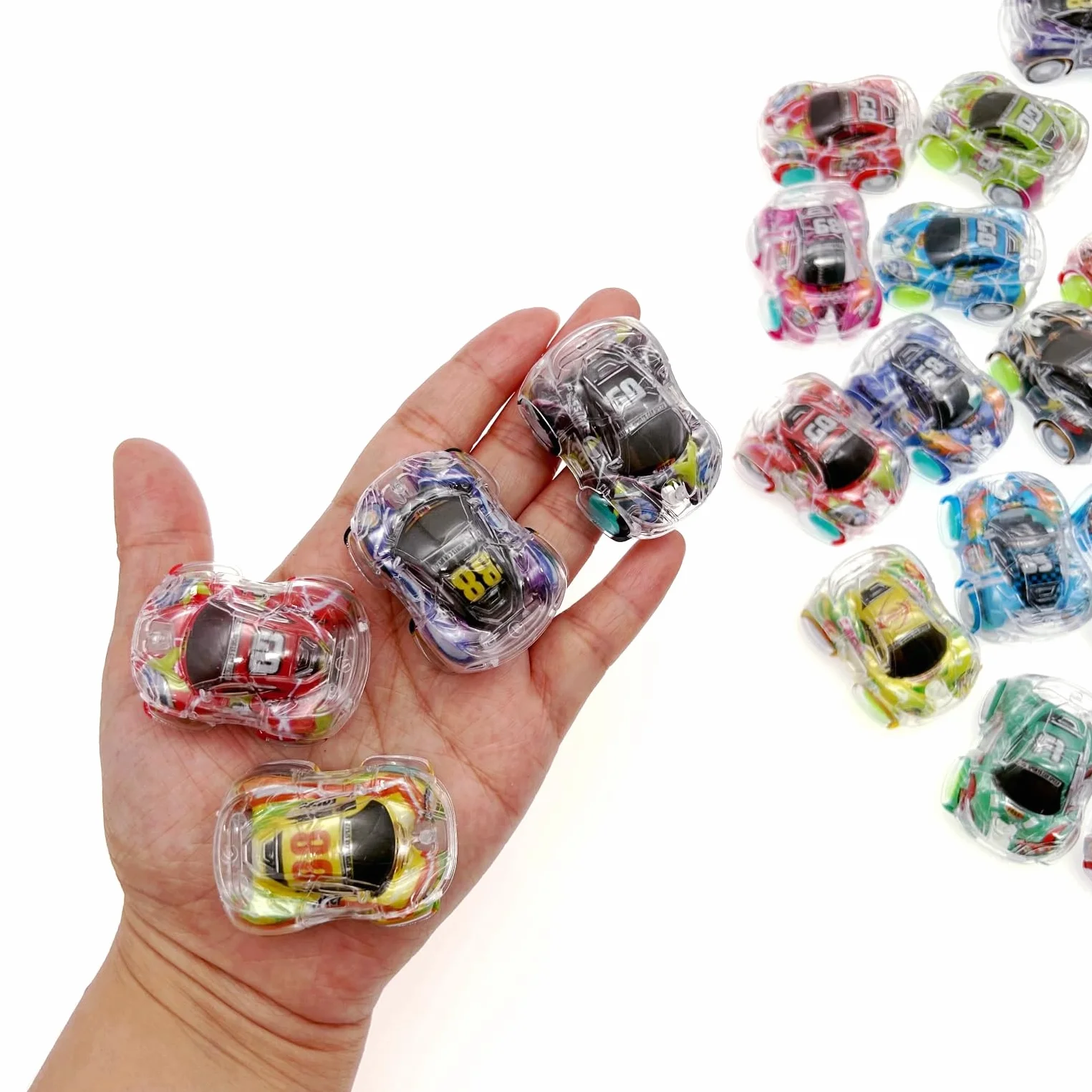 Lot de 30 Mini Voitures à Tirer Vers l'Arrière - Jouets pour Fête, Cadeaux pour Enfants