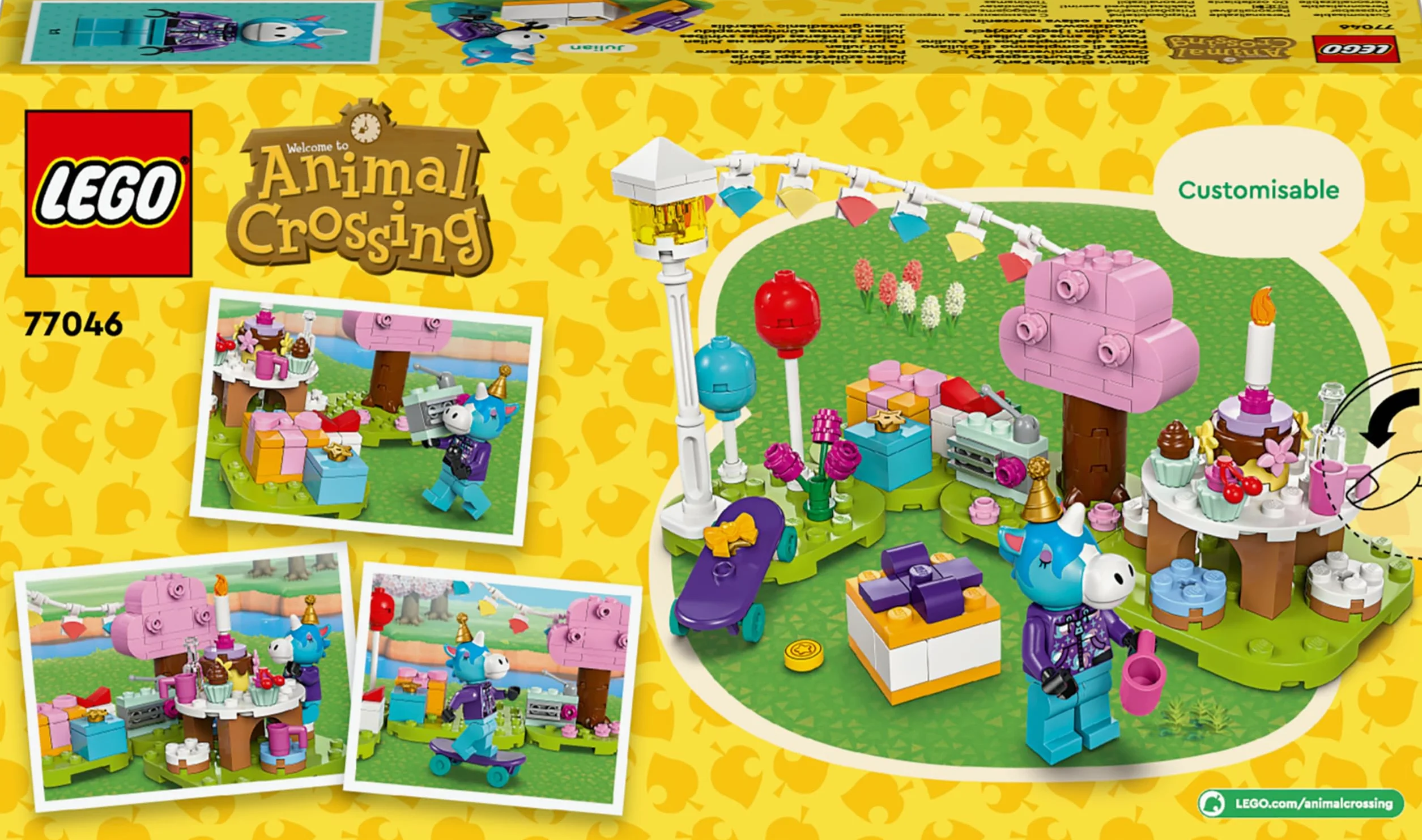 LEGO Animal Crossing Goûter d’Anniversaire de Lico 77046 Jouet de Construction Créatif pour Enfants Dès 6 Ans