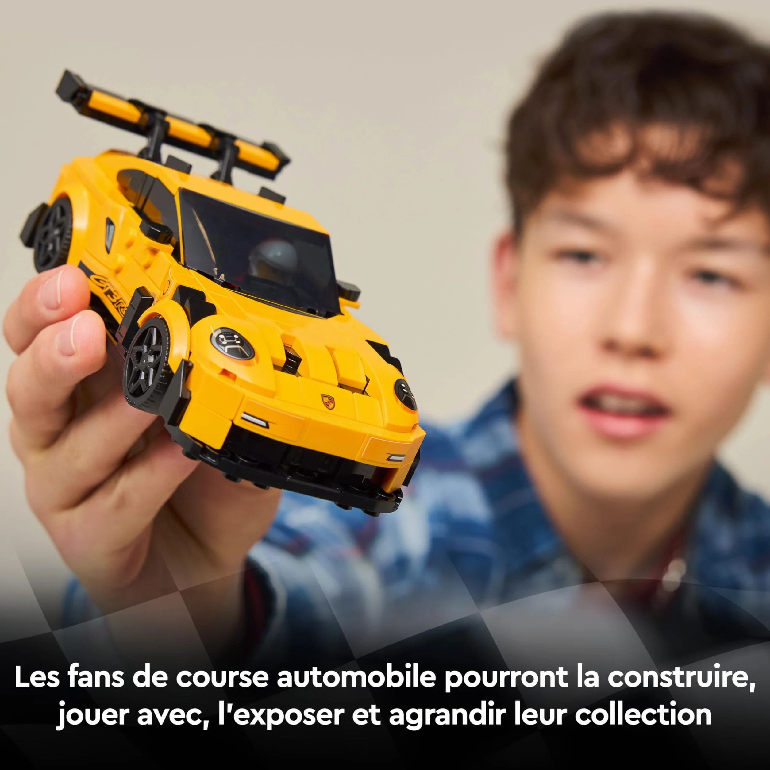 LEGO Speed Champions Porsche 911 GT3 RS Voiture Maquette à Construire Minifigurine Pilote 77239