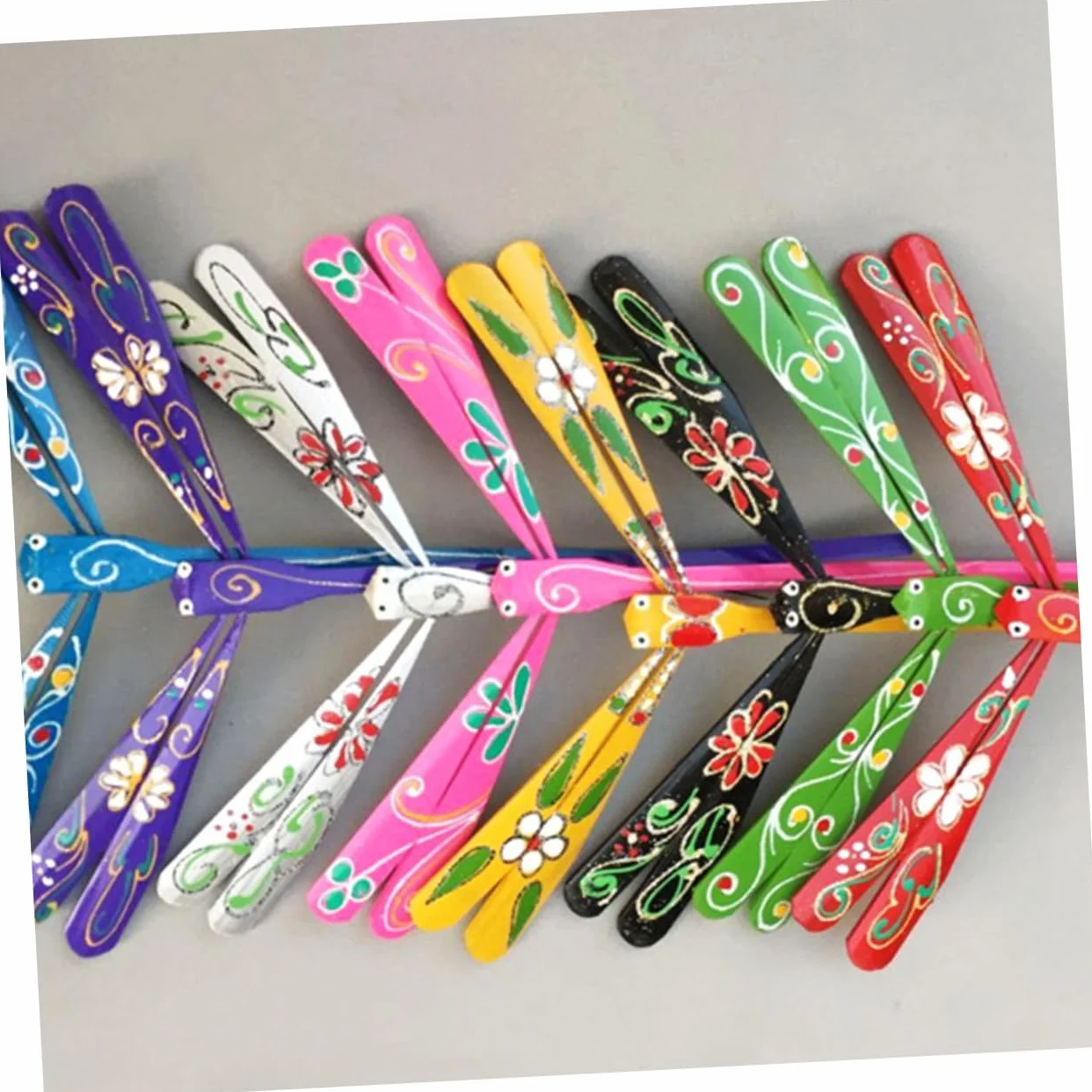 Équilibre Libellule Bambou Éducatif avec Support Jeu Éveil Motrices Cadeau Garçon Fille