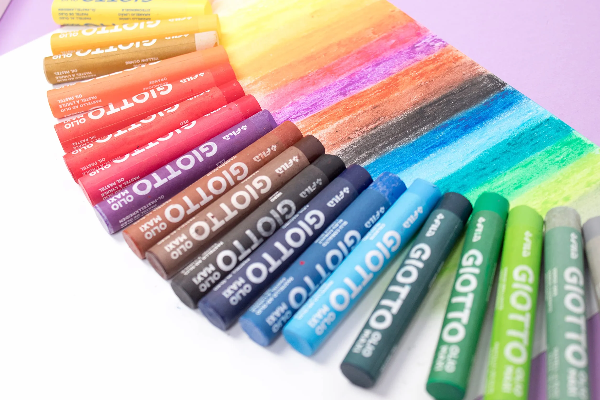 GIOTTO Olio Etui 24 pastels à l'huile