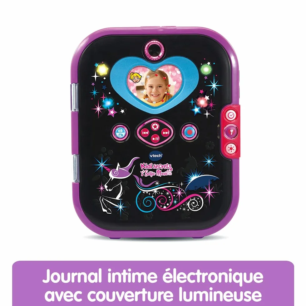 Vtech Kidisecrets Selfie Music 2.0 Journal intime électronique Noir