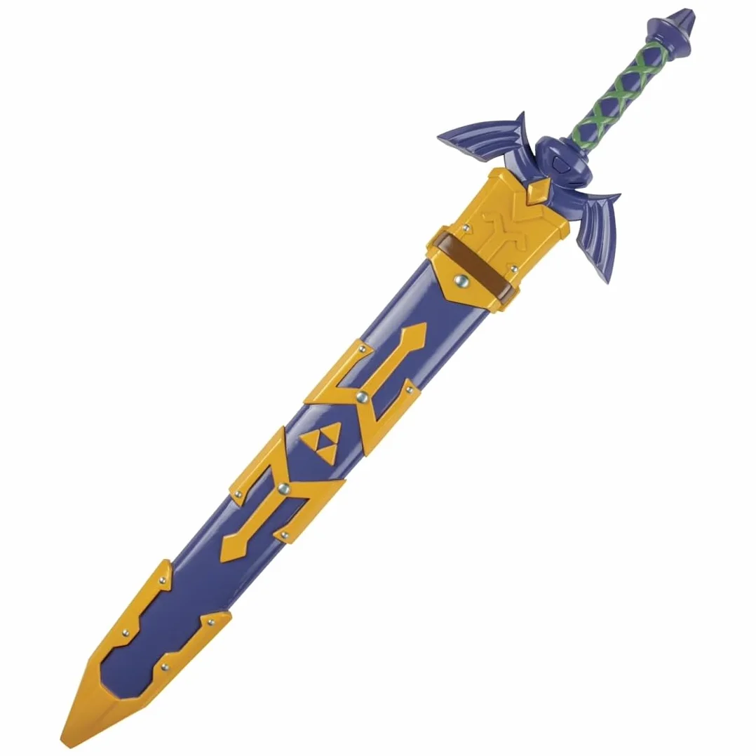 Épée lumineuse Legend of Zelda 73 cm sous licence officielle Disguise avec fourreau et poignée LED