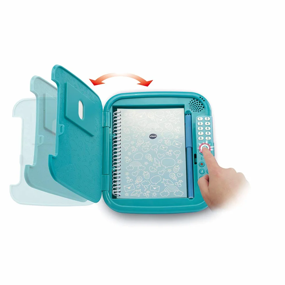VTech KidiSecrets Mon Journal à Secrets Bleu Journal Intime avec Code 6-12 Ans Version FR