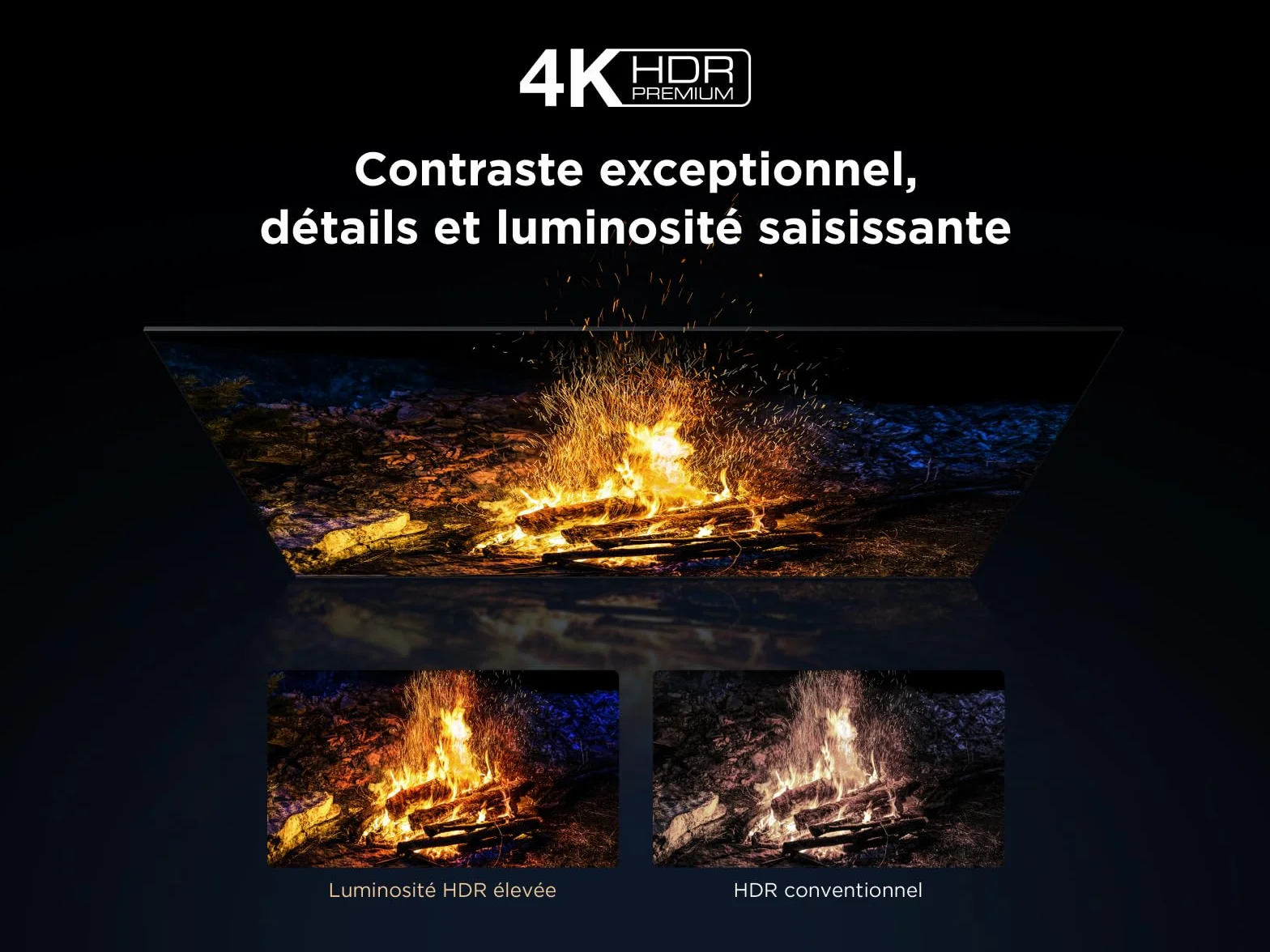 TCL 65Q6C QD-Mini LED TV 4K HDR Premium 1000nits Smart TV Google Dolby Vision IQ Atmos Onkyo 2.1 Motion Clarity Pro 144Hz Game Master