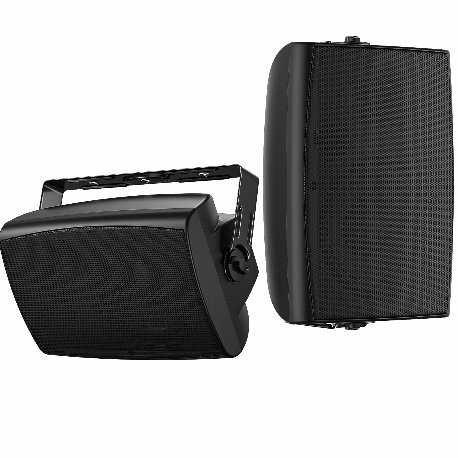 Herdio 6.5 Pouces Enceinte Bluetooth Exterieure Etanche 400W 2 Voies Paire Noir