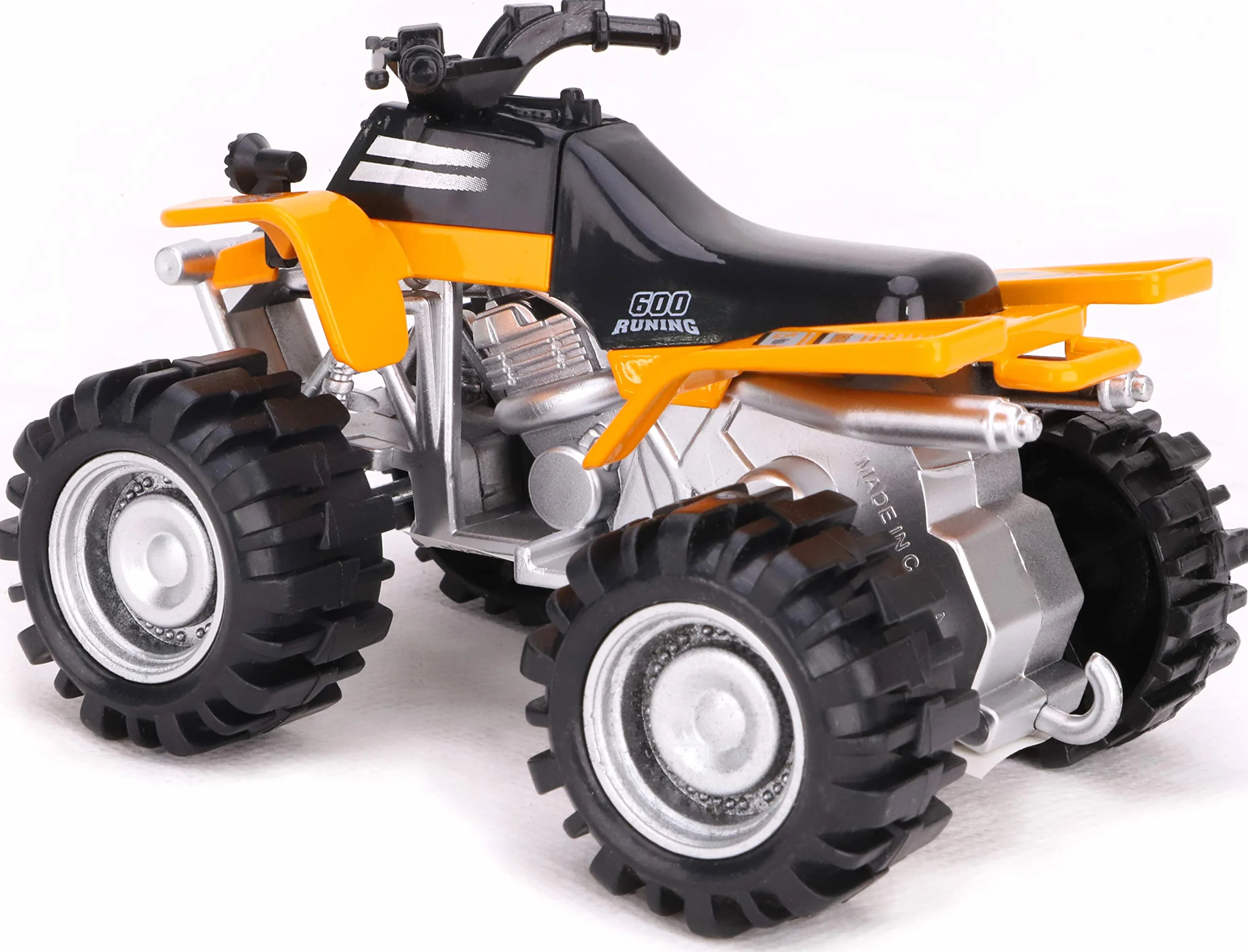 Toyland Quadricycle à Friction 11 cm - Jaune - Jouets pour garçons