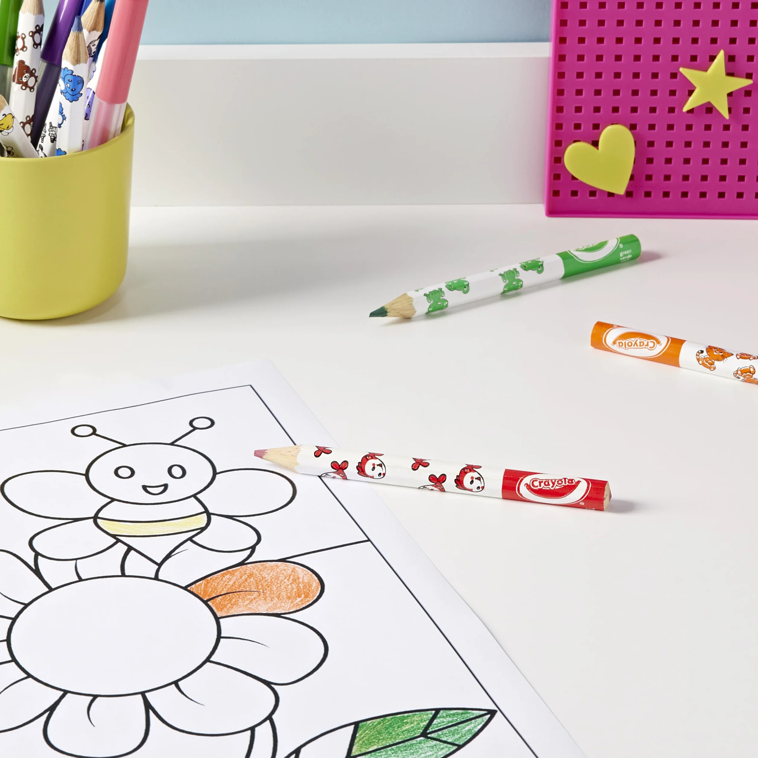 CRAYOLA 8 Maxi Crayons de Couleur Loisir créatif Mini Kids Jeu de Dessin et coloriage