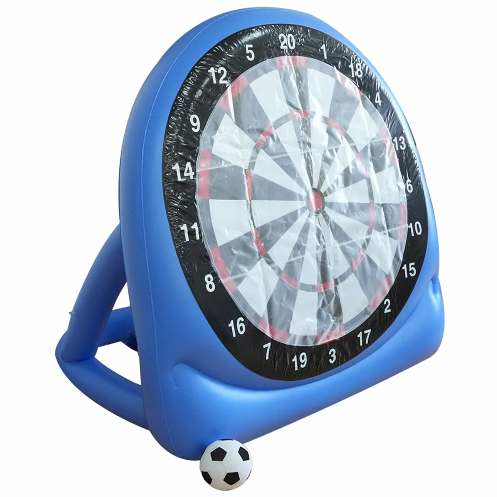 Gonflable Jeu de fléchettes Football géant avec balles collantes extérieur Portable Jardin Plage
