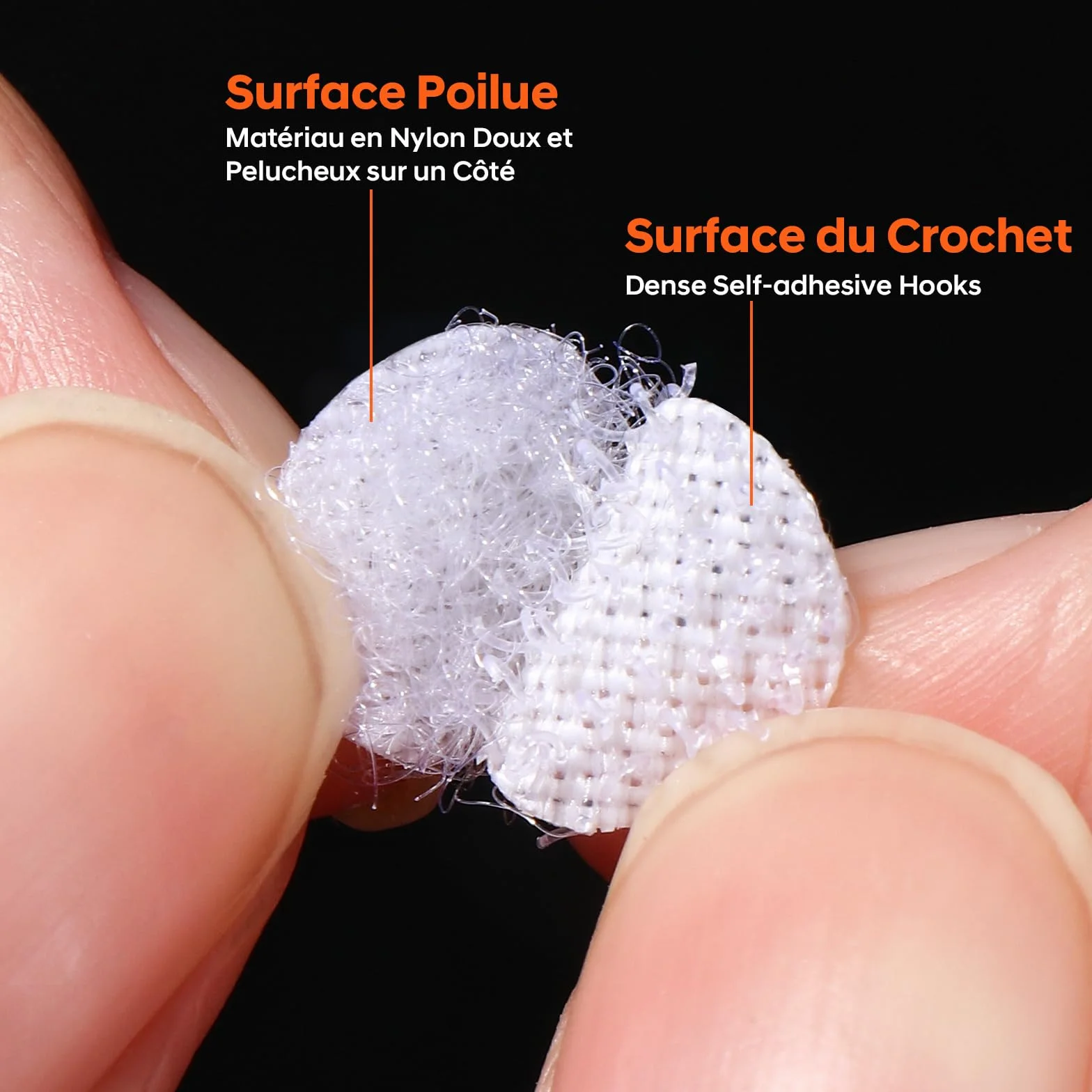 Vinabo 1080 Pcs Scratch Autocollant Double Face Rond 10 mm pour DIY Photos Travaux Manuels